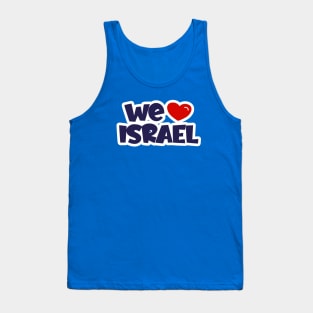 we love israel Tank Top